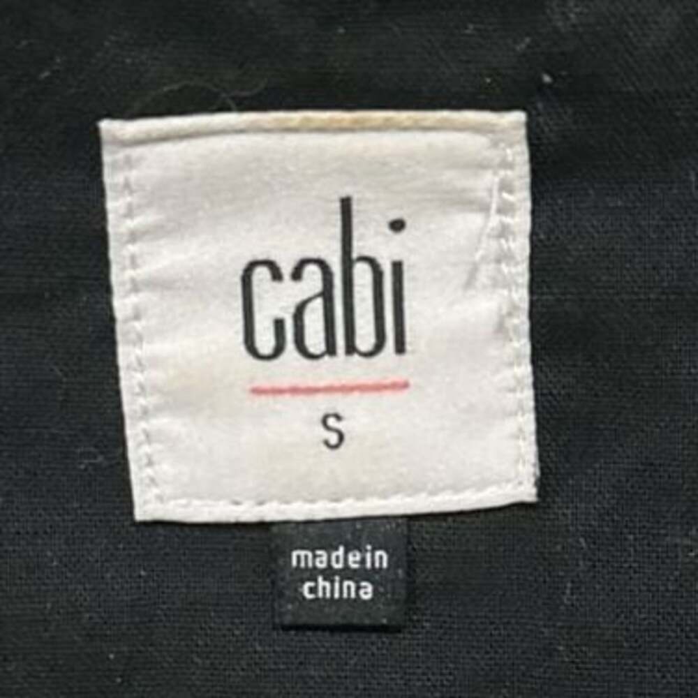 CAbi Holiday One Button Plaid Blazer Style 3850 - Picture 3 of 6